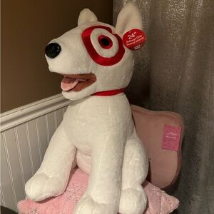 Target spot plush dog